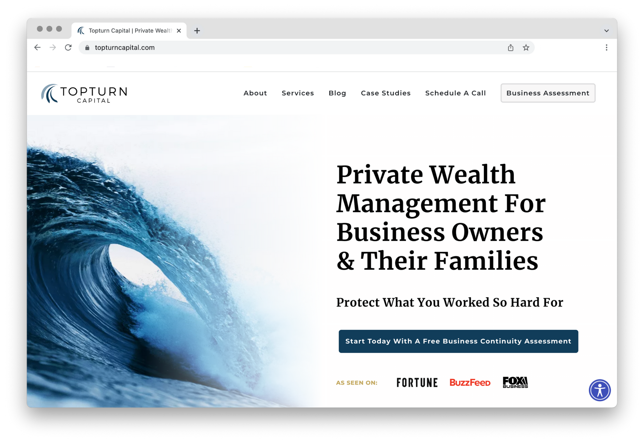 Topturn Capital Website